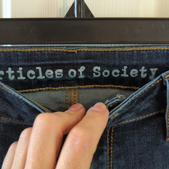 Articles of Society Kate Skinny Crop, Helsing, 28, NWT - Picture 3 of 8